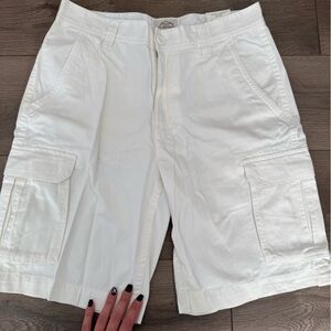 St. John’s Bay White cargo shorts